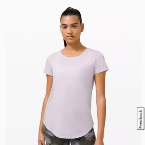 Lululemon love crew neck T-shirt in lavender dew size 6